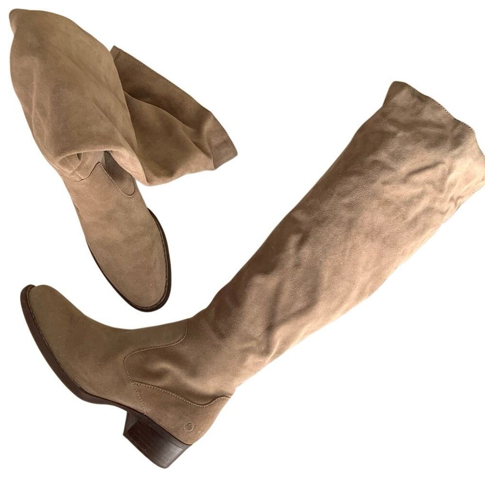 BORN Cricket Suede Knee Boots (Sz 10) - Picture 3 of 11